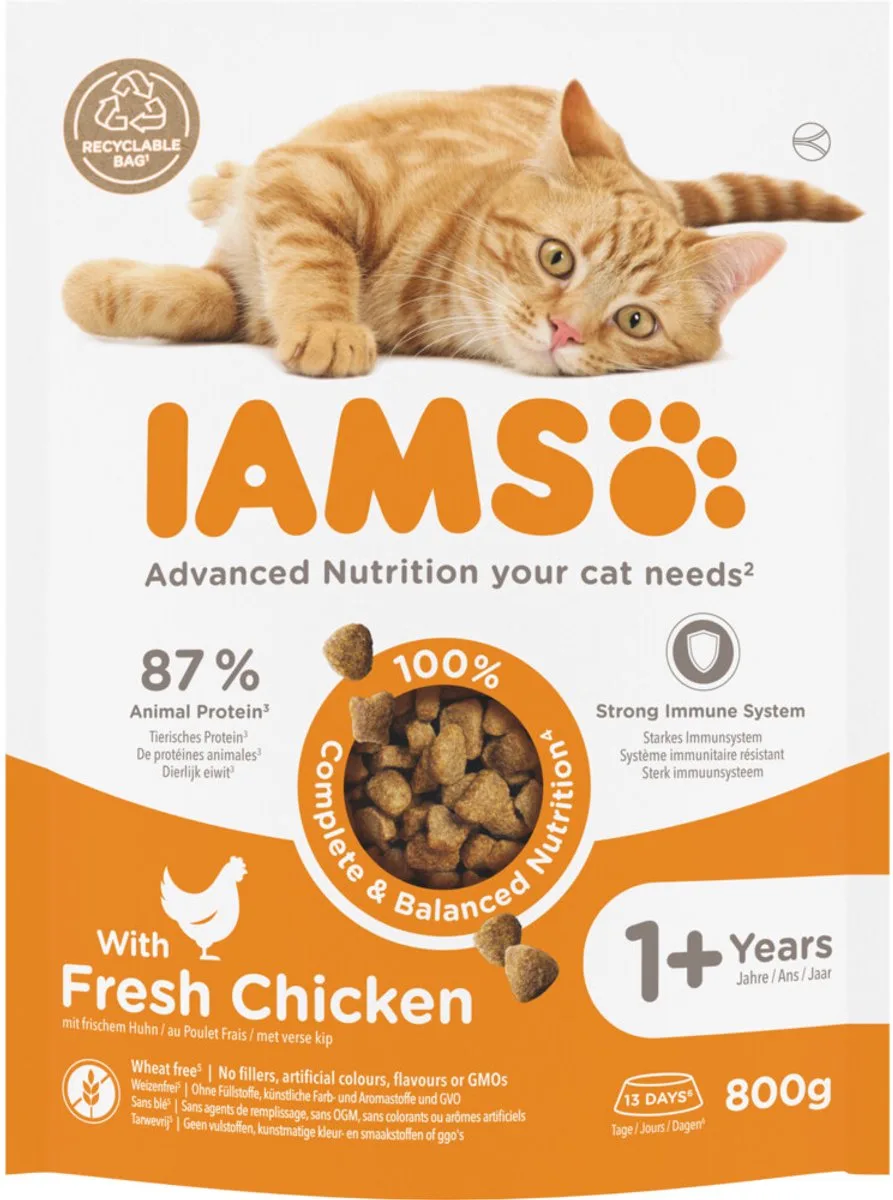 Kat Adult Kip 800 gr von IAMS – Produktfoto