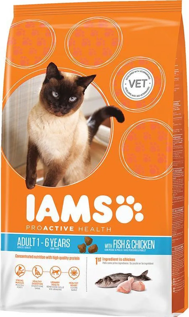 Proactive Health - Adult - Zeevis - Kattenvoer - 1.5 kg fra IAMS – produktbillede