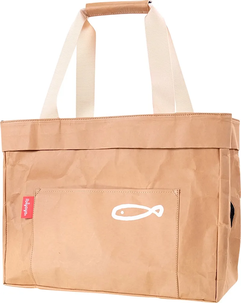 Kraft Pa Purr Katten Reistas – Lichtgewicht en Stevige Draagtas voor Katten en Kleine Honden tot 6 kg – Papier Look – Seafood de Ibiyaya en Natuurlijk zand – photo produit