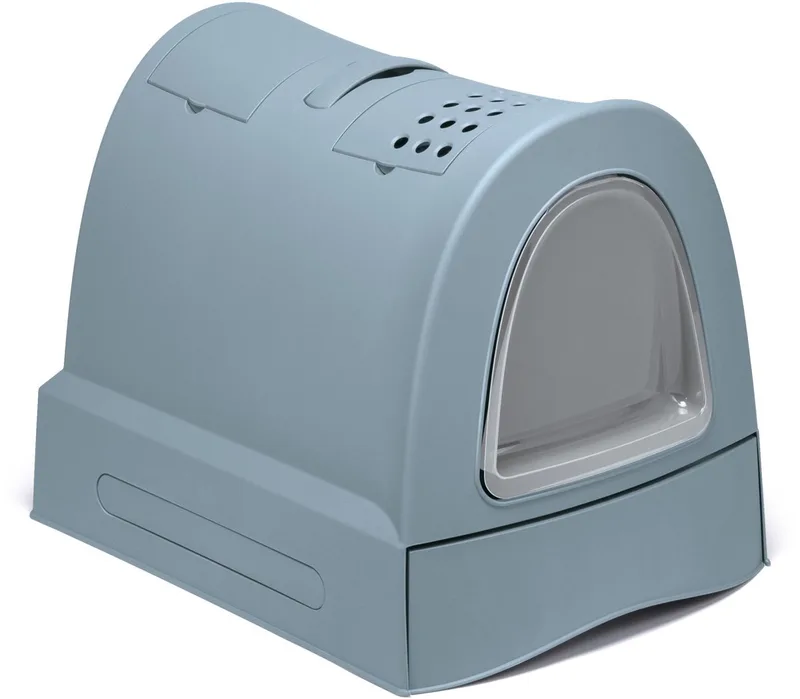Kattenbak Zuma 2Nd Life Met Schuiflade by Imac in Avio Blauw – product photo