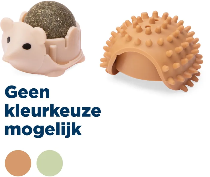 Kattenspeeltje Egel IMAC - Catnip Bal 6.5x5.5 cm - Interactief Speelgoed met Noppenstructuur von Imac – Produktfoto