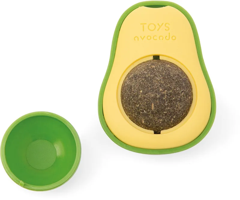 Kattenspeeltje IMAC - Avocado Met Catnip Bal - 4.5x6 cm by Imac in Green – product photo