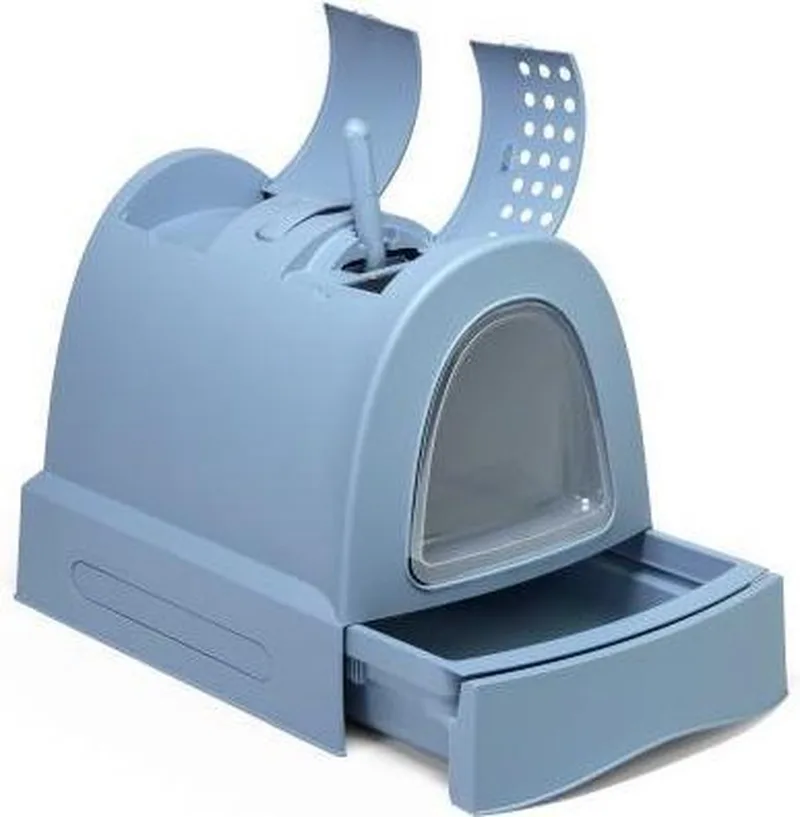 Zuma - Kattenbak - Met schuiflade - 56 x 40 x 42,5 cm van Imac in Blauw – productfoto
