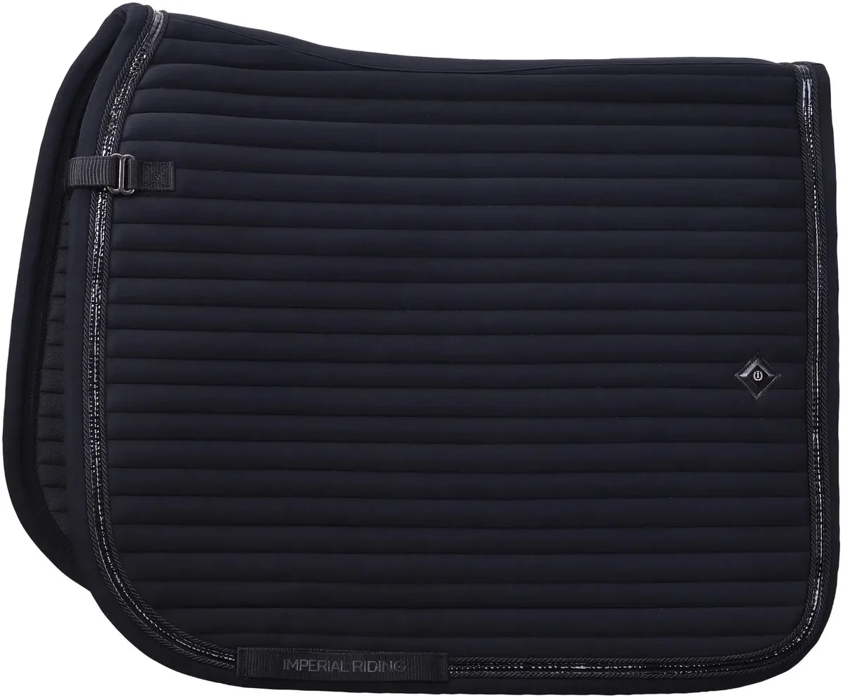 Dressuurmat voor paarden Imperial Riding Glazed DR by Imperial Riding in Black – product photo