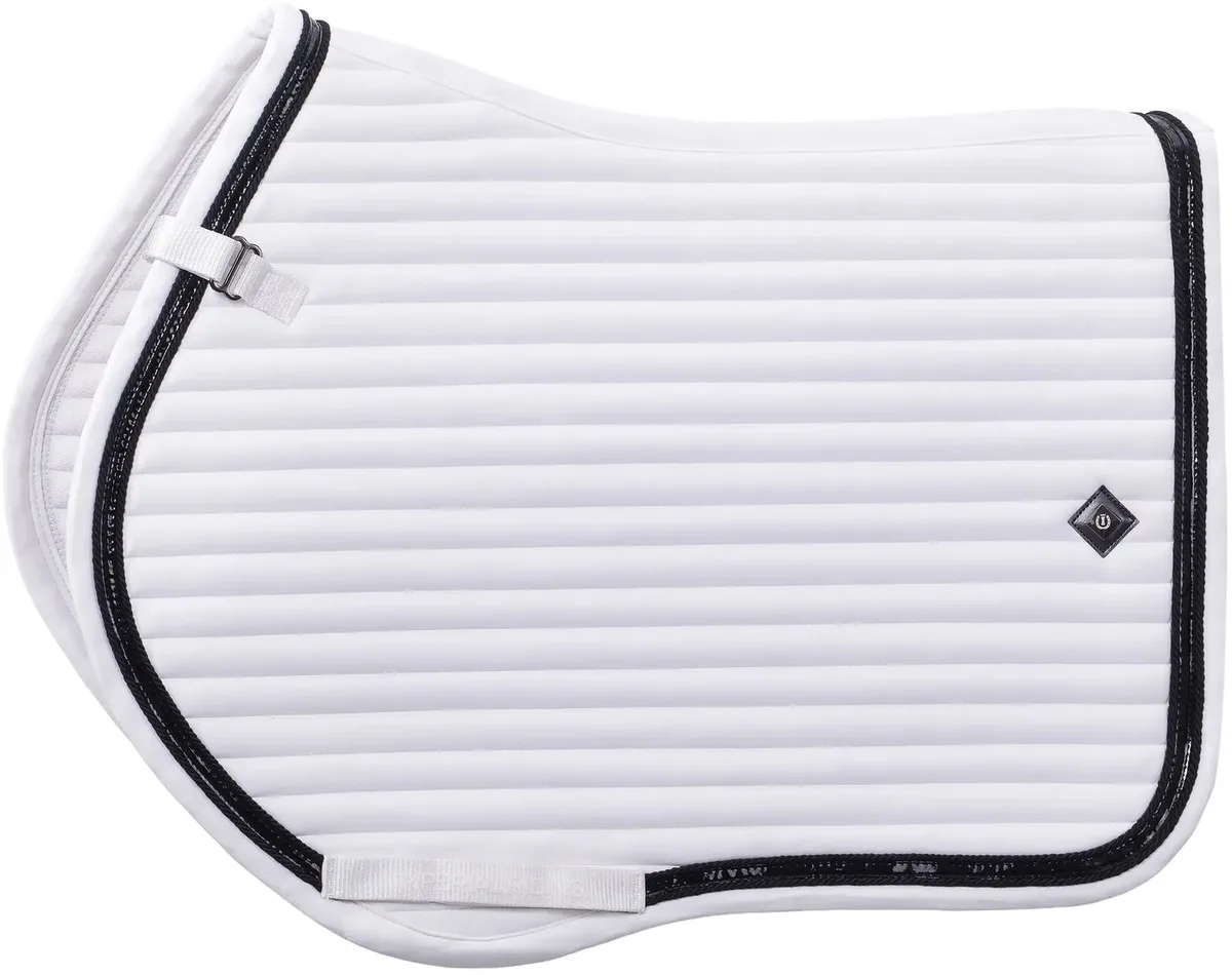 Dressuurmat voor paarden Imperial Riding Glazed GP by Imperial Riding in White – product photo
