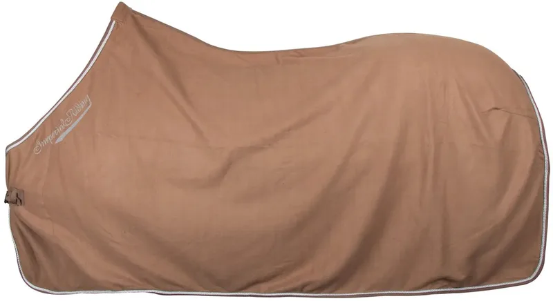 Fleecedeken voor paarden Imperial Riding Classic fra Imperial Riding i Cappuccino – produktbillede