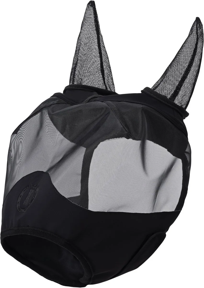 Fly Shield IRH - Vliegenmasker met Oren - Black - Maat Cob by Imperial Riding – product photo