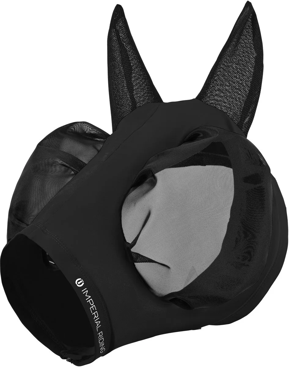 Flymask IRH Trail Ride - Vliegenmasker - Black - Maat Full fra Imperial Riding – produktbillede