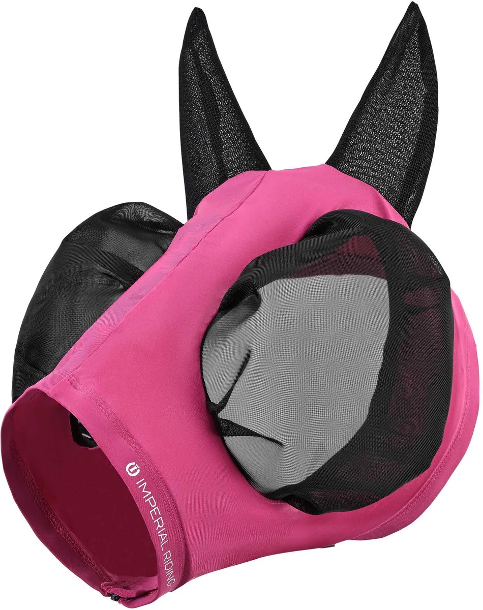 Flymask IRH Trail Ride - Vliegenmasker - Pink - Maat Cob de Imperial Riding – photo produit