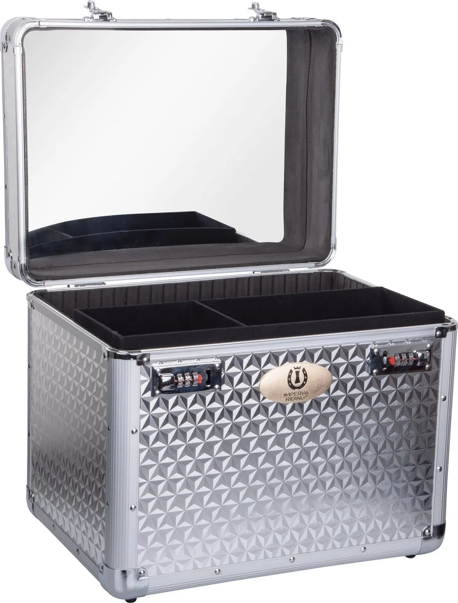 Grooming Box Shiny - Silver - 38 x 28 x 31,5 cm de Imperial Riding en Argent – photo produit