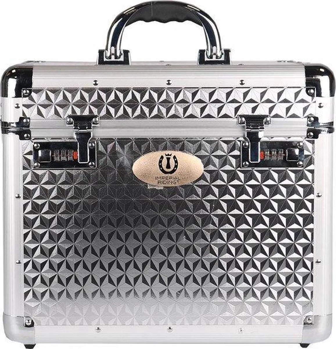 Grooming Box Shiny - Silver - 38x28x32 cm de Imperial Riding en Argent – photo produit