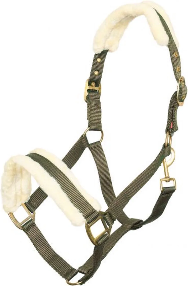 Halster Classic Fur - Olive Green - Maat Pony by Imperial Riding in Green – product photo