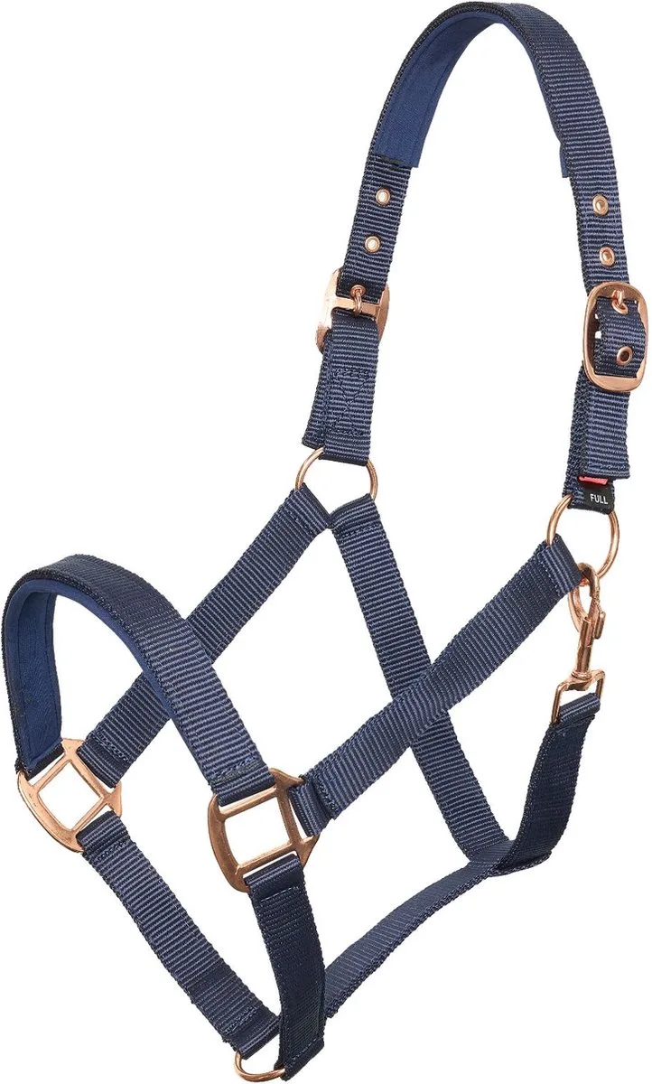 Halster Classic Sport - Zacht Onderlegd - Navy - Pony by Imperial Riding in Blue – product photo