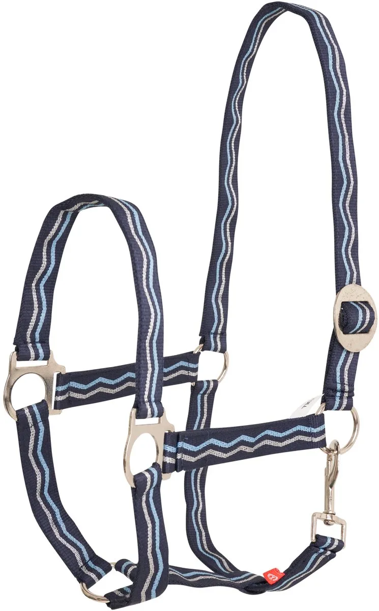 Halster Nylon Economic fra Imperial Riding i Blue-navy-silver – produktbillede