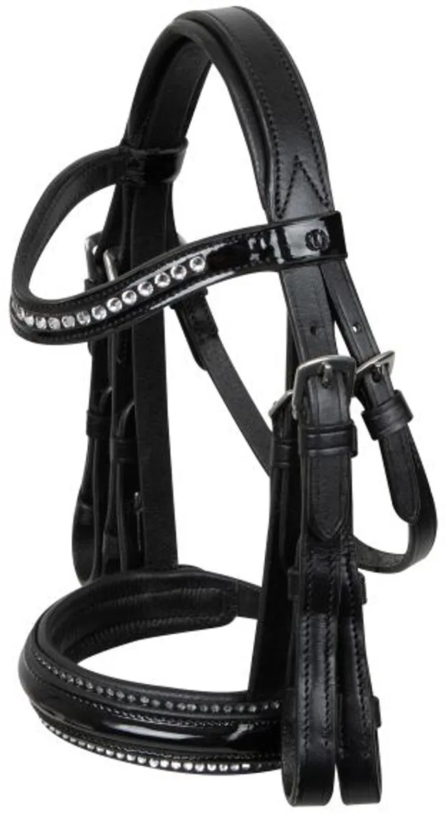 Hobby Horse Stang & Trens hoofdstel Grand Prix by Imperial Riding in Black – product photo