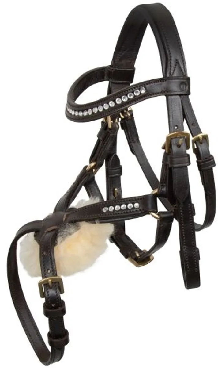 Hobby Horse Trens Hoofdstel Free Spirit by Imperial Riding in Brown – product photo