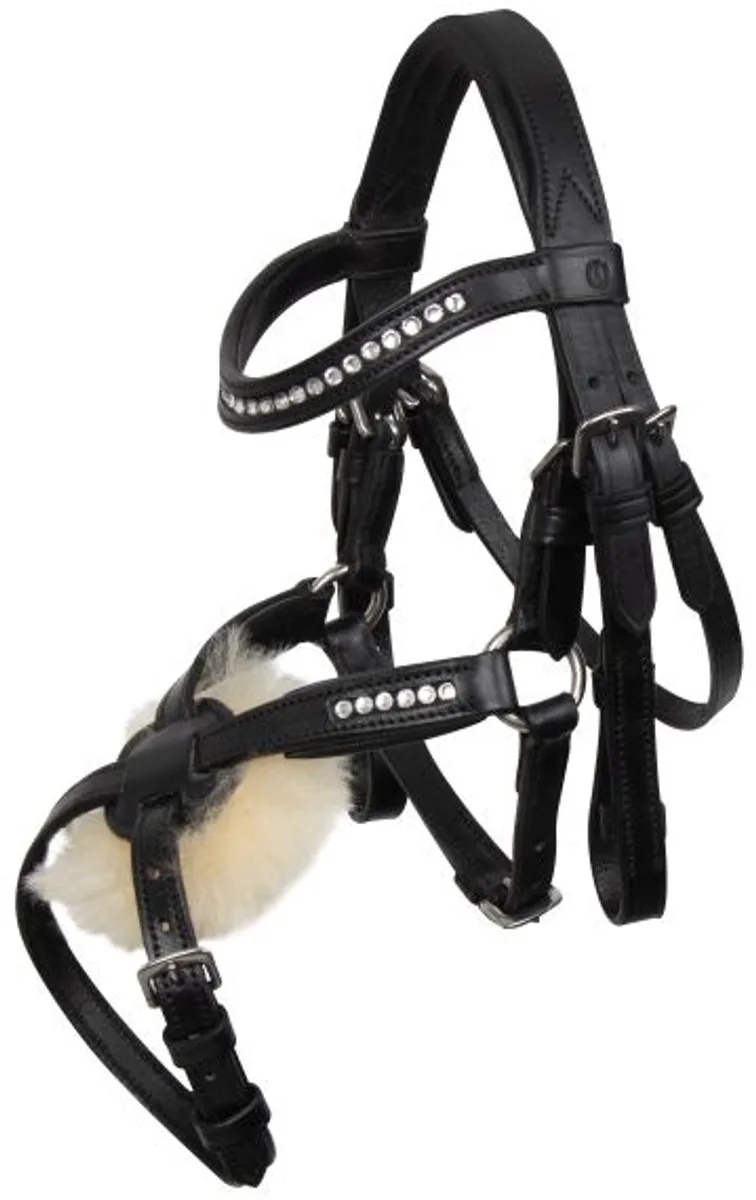 Hobby Horse Trens Hoofdstel Free Spirit by Imperial Riding in Black – product photo