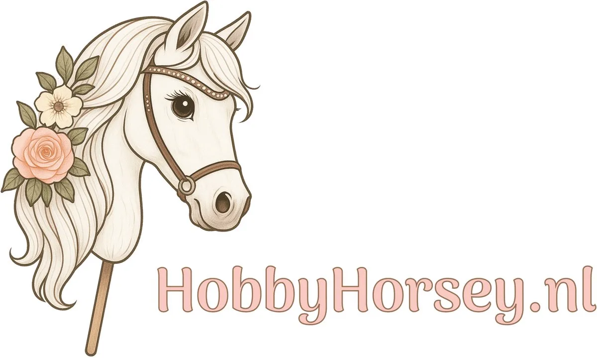 Hobby paard stang- en trensteugels - Zwart van Imperial Riding – productfoto