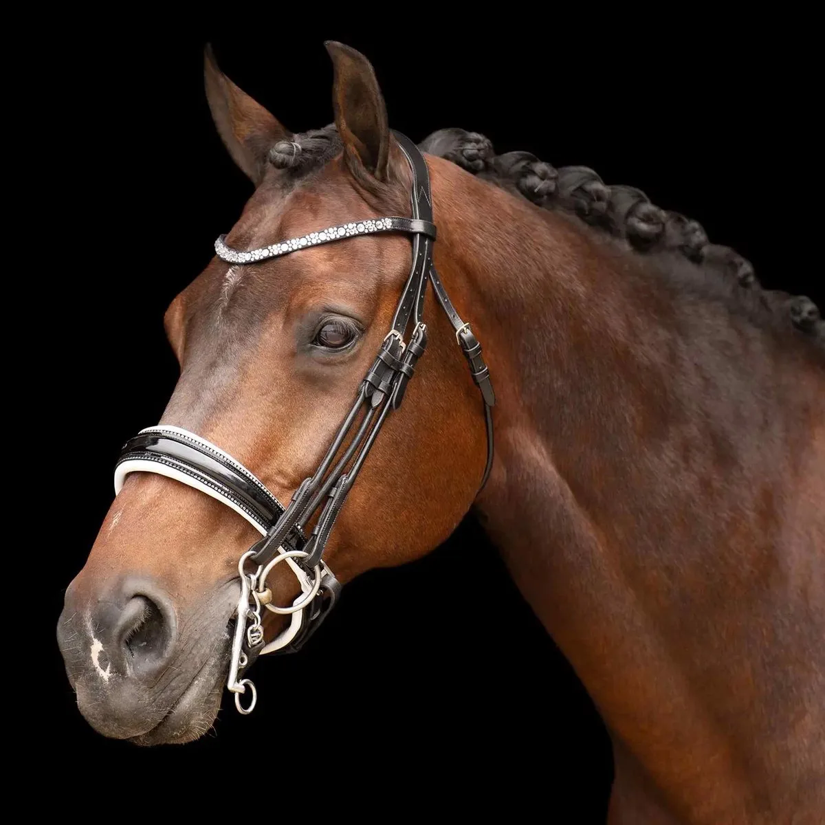 Hoofdstellen Imperial Riding Olympia by Imperial Riding in Black, White – product photo
