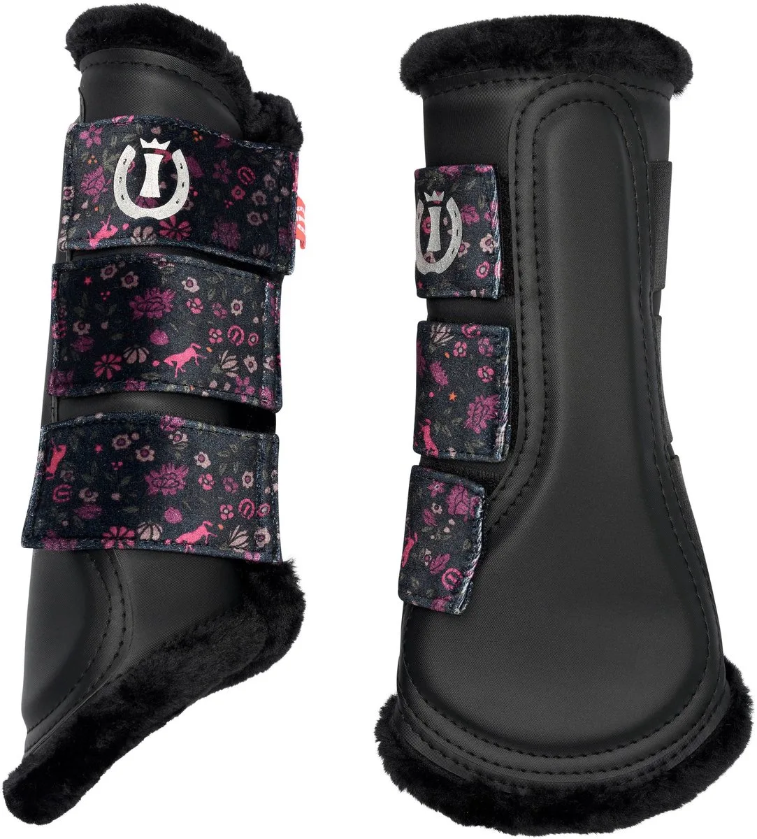 Open laarzen Imperial Riding Flower Power van Imperial Riding in Zwart – productfoto