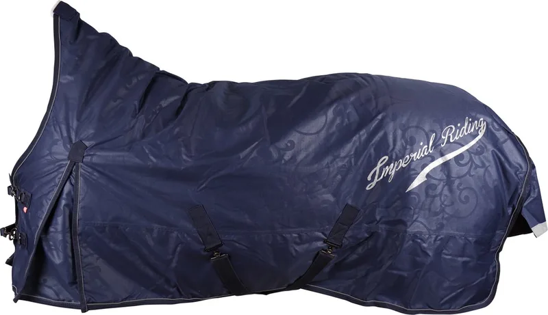 Outdoordeken IRHSuper-dry 200gr - 195 de Imperial Riding en Bleu foncé – photo produit