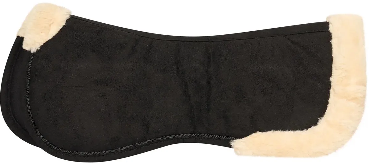 Paardenschokdemper Imperial Riding Suede Fur van Imperial Riding in Zwart – productfoto