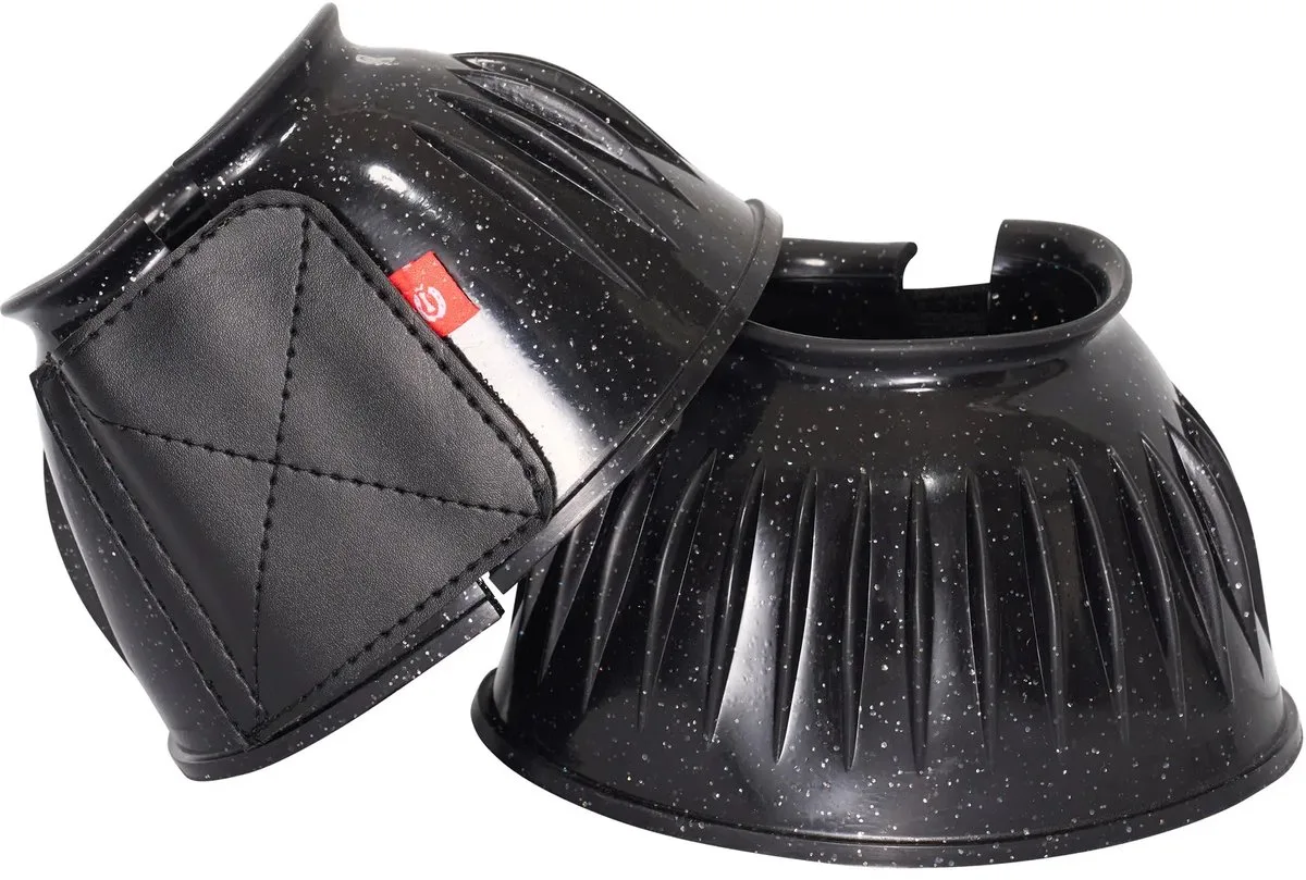 PVC klokken voor paard Imperial Riding by Imperial Riding in Zwarte glitter – product photo