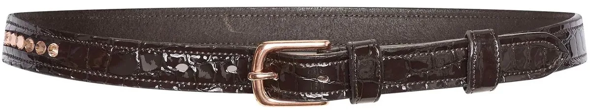 Riem Imperial Riding Sparkle Olania de Imperial Riding en Bruin rosé metaal – photo produit