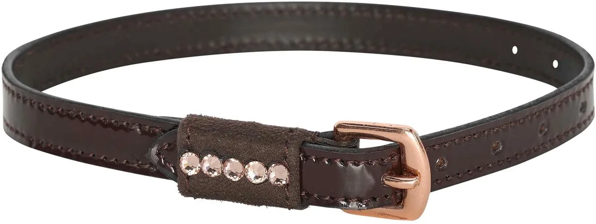 Spoorriemen voor kinderpaarden Imperial Riding Walker Glam de Imperial Riding en Marron – photo produit