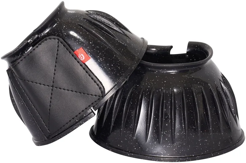 Springschoenen Bells PVC - S fra Imperial Riding i Zwart Glitter – produktbillede