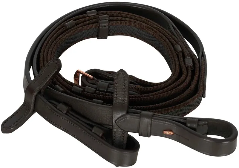 Teugels voor paarden met antislip handvat Imperial Riding by Imperial Riding in Brown – product photo