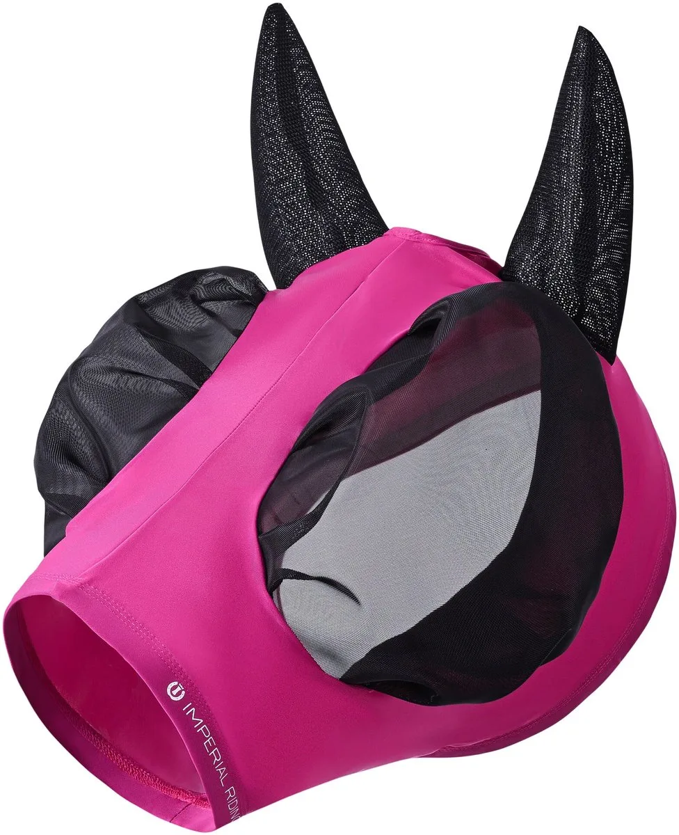 Vliegenmasker IRHTrail Ride Basic - Pink - Extra Full från Imperial Riding – produktbild