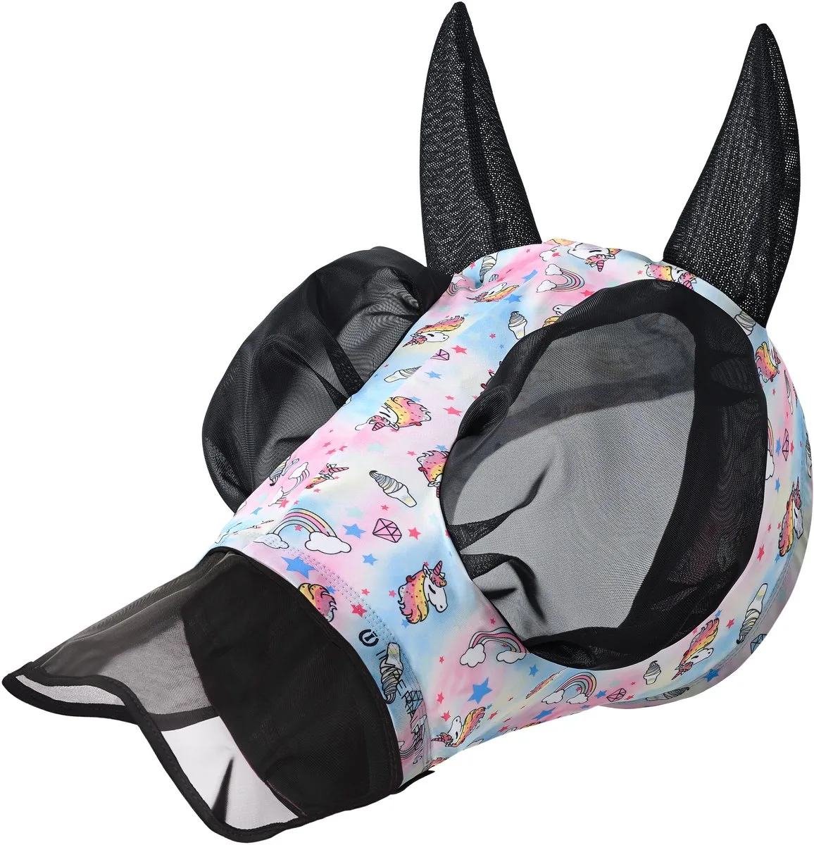 Vliegenmasker met Neus - IRHTrail ride - Unicorn - Maat Pony de Imperial Riding – photo produit