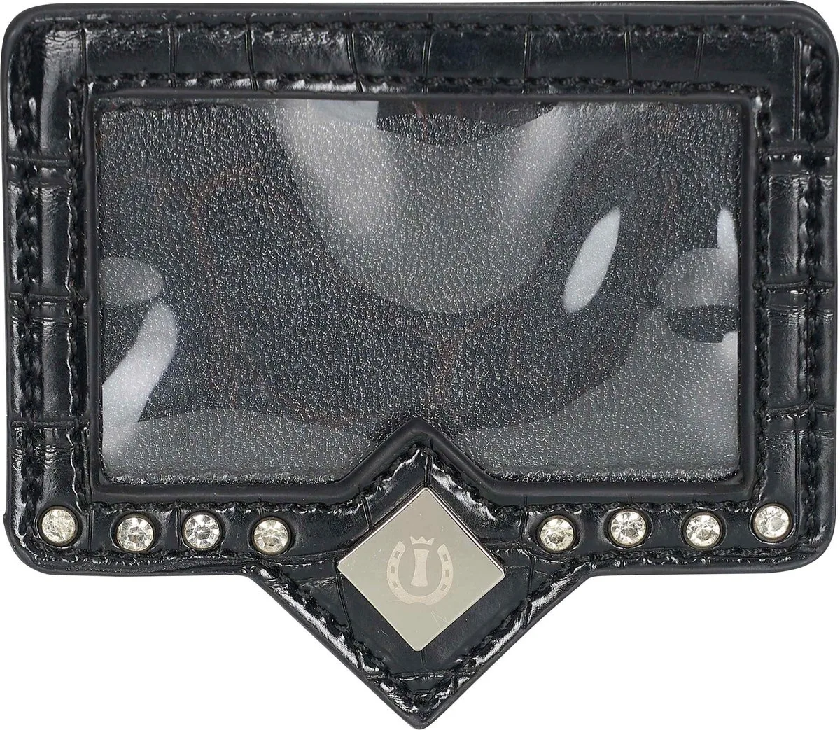 Wedstrijd / Hoofdstelnummer - Zwart / Zwart Croco von Imperial Riding in Schwarz – Produktfoto