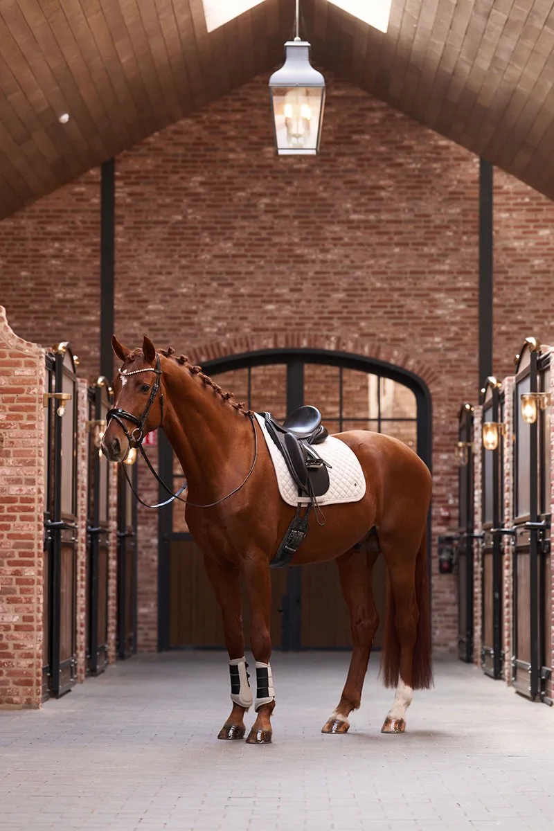 Zadeldek Imperial Riding Irhpenny Herringbone Dressuur de Imperial Riding en Lichtbruin – photo produit