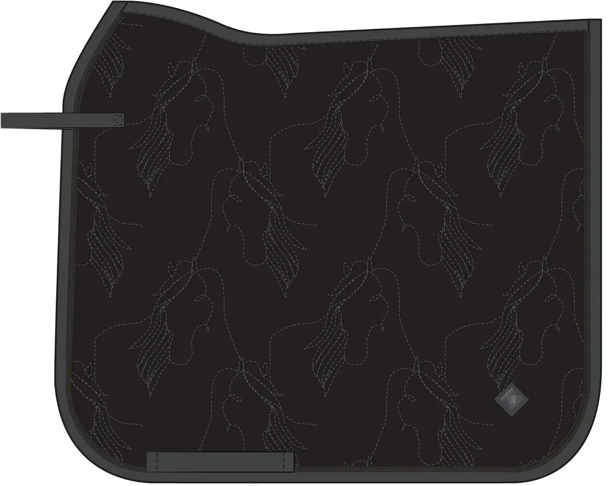 Zadeldek voor paarden Imperial Riding Lexy DR van Imperial Riding in Zwart – productfoto