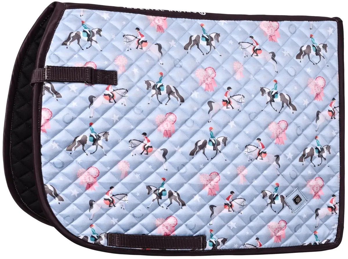 Zadeldek voor paarden Imperial Riding Little Champion DR de Imperial Riding en Bleu clair – photo produit