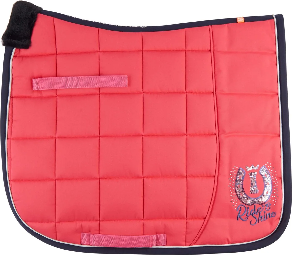 Zadeldekje Imperial Time to Shine DR van Imperial Riding in Ruby pink-Navy – productfoto