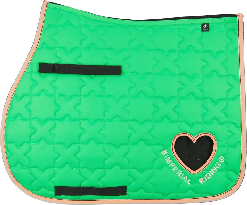 Zadeldekje IRHSymbol VZ de Imperial Riding en Green Gecko – photo produit
