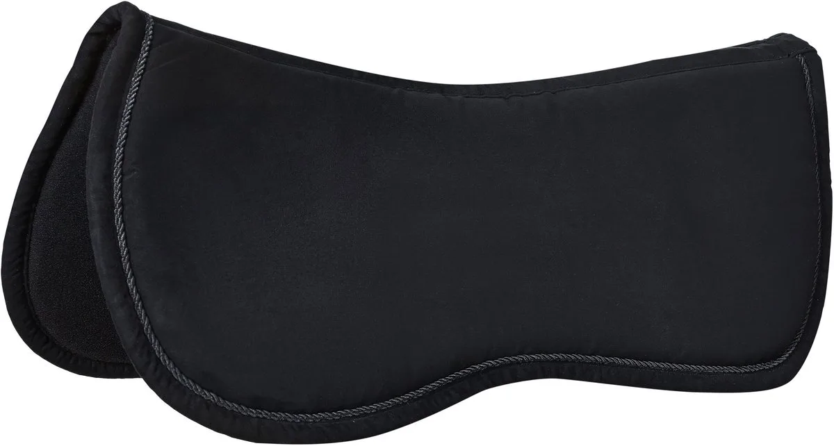 Zadelonderlegger - Half Pad - Suede de Imperial Riding en Noir – photo produit