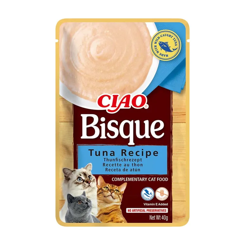 Ciao Friandises Pour Chat Au Thon Bisque 12x40g de Inaba – photo produit
