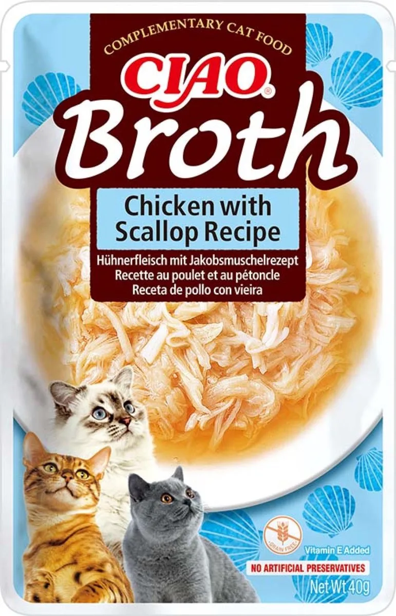 Churu Bouillon, poulet & coquille Saint-Jacques de Inaba – photo produit