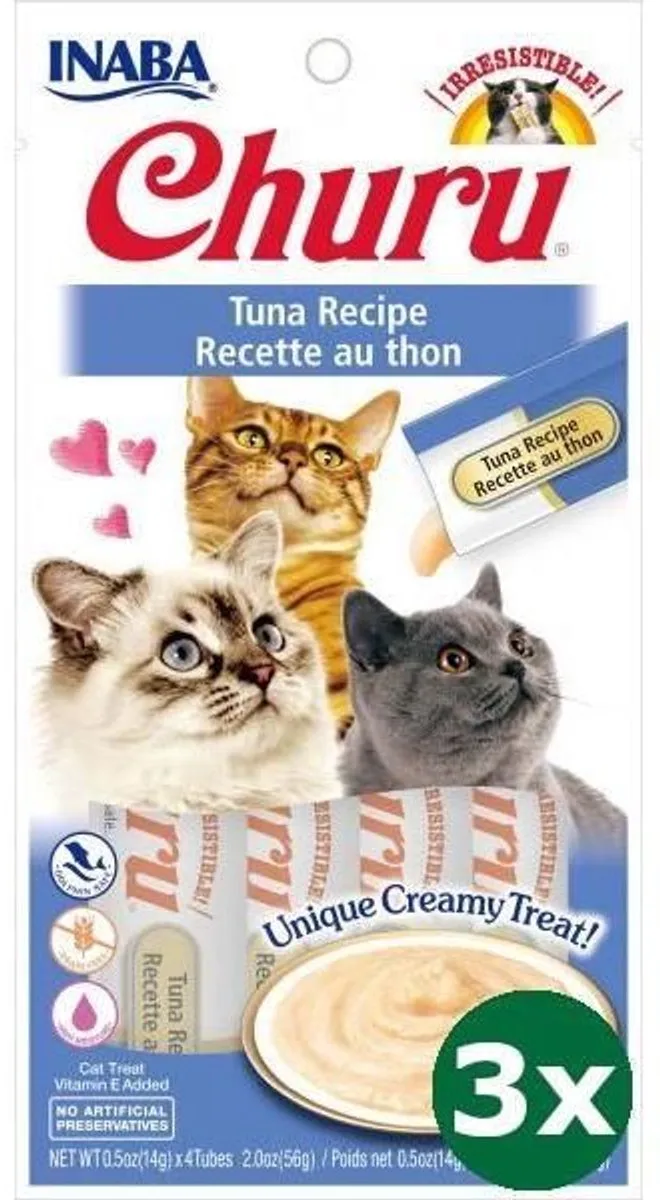 Churu Tuna Kattensnack de Inaba – photo produit