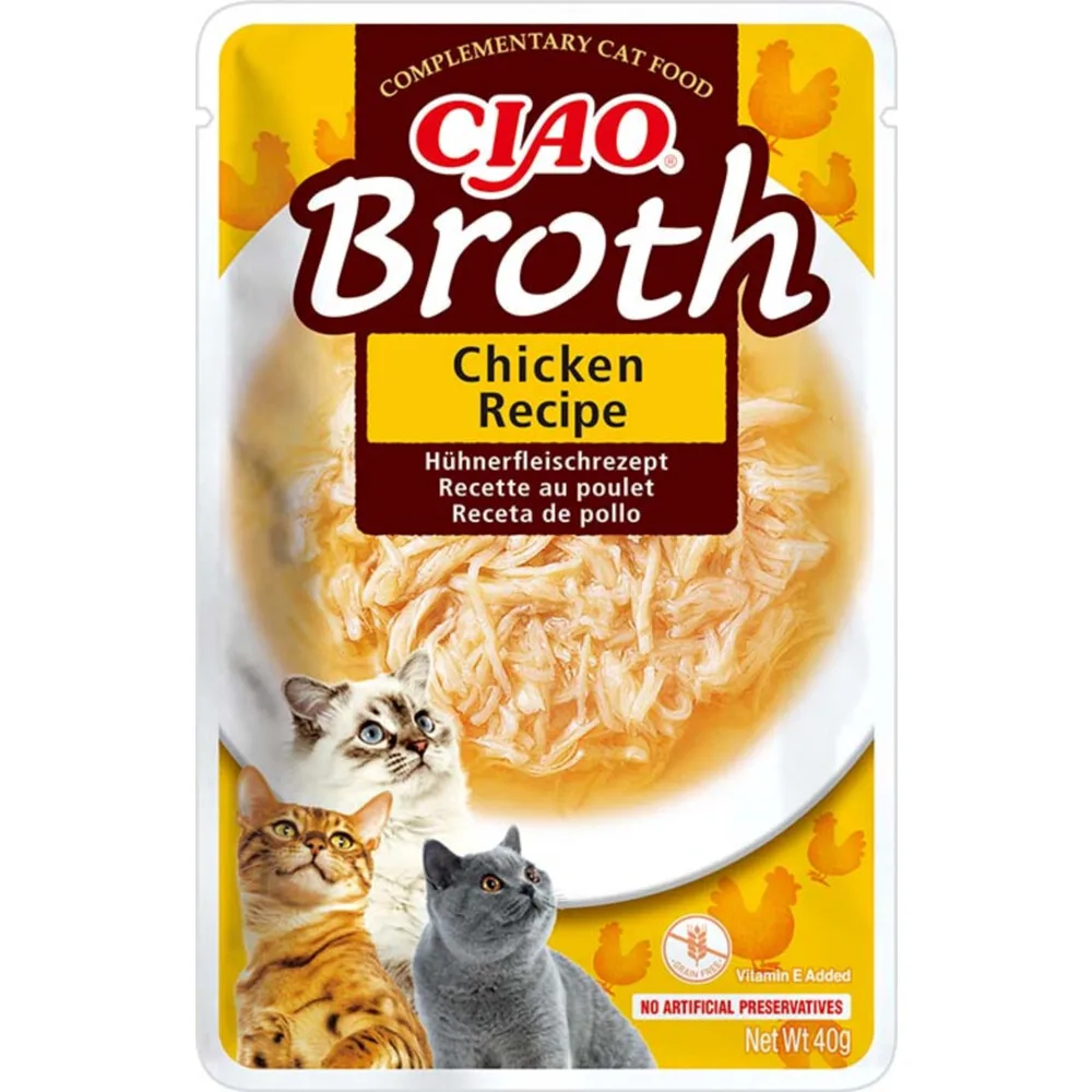 Ciao Broth Kattensnack Chicken 40 gr von Inaba – Produktfoto