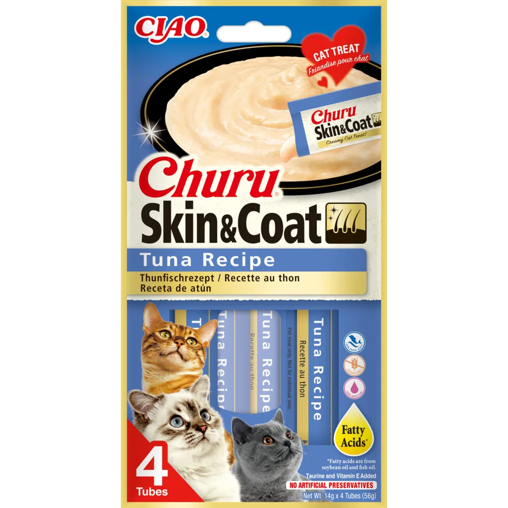 Ciao Churu Kat Huid & Vacht Tonijn 56 gr von Inaba – Produktfoto