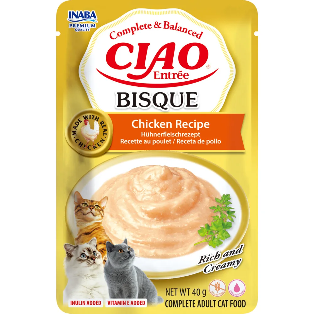 Ciao Kattenvoer Entrée Bisque Chicken 40 gr by Inaba – product photo