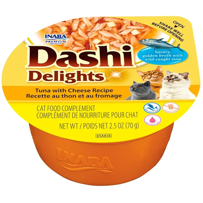 Dashi Delights Thunfisch Mit Käse Rezept Nassfutter Für Katzen 70g von Inaba – Produktfoto