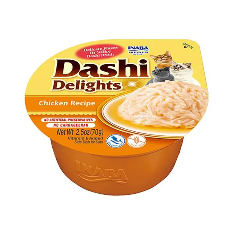 Friandise Pour Chat Dashi Delights Chicken In Broth 70g de Inaba – photo produit