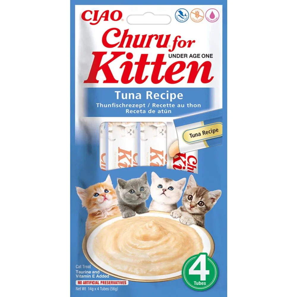 Inaba Churu Kitten Tonijn 56 gr von Inaba – Produktfoto