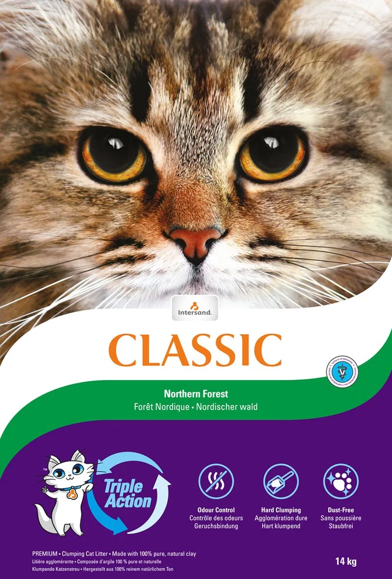 Extreme Classic Dennengeur kattenbakvulling 14 kg - Kat van Intersand – productfoto